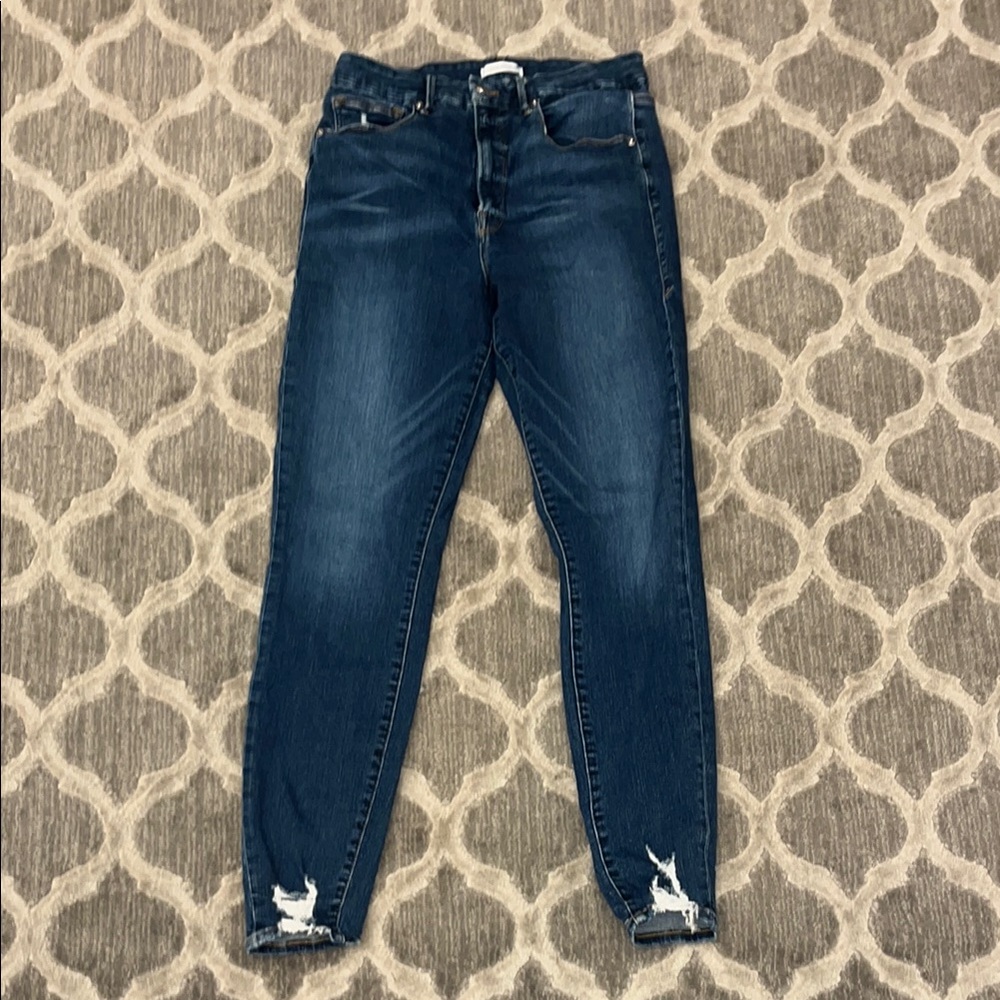 Good American Dark Blue Skinny Jeans